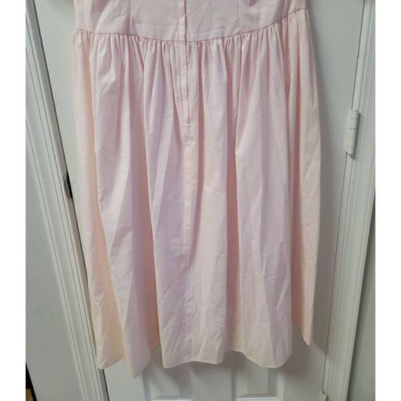 Gunne Sax 80's Romantic Lace Pink Dress L - Picture 8 of 10